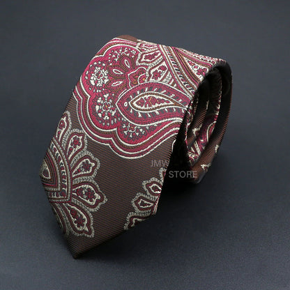 Patterned tie on a dark background