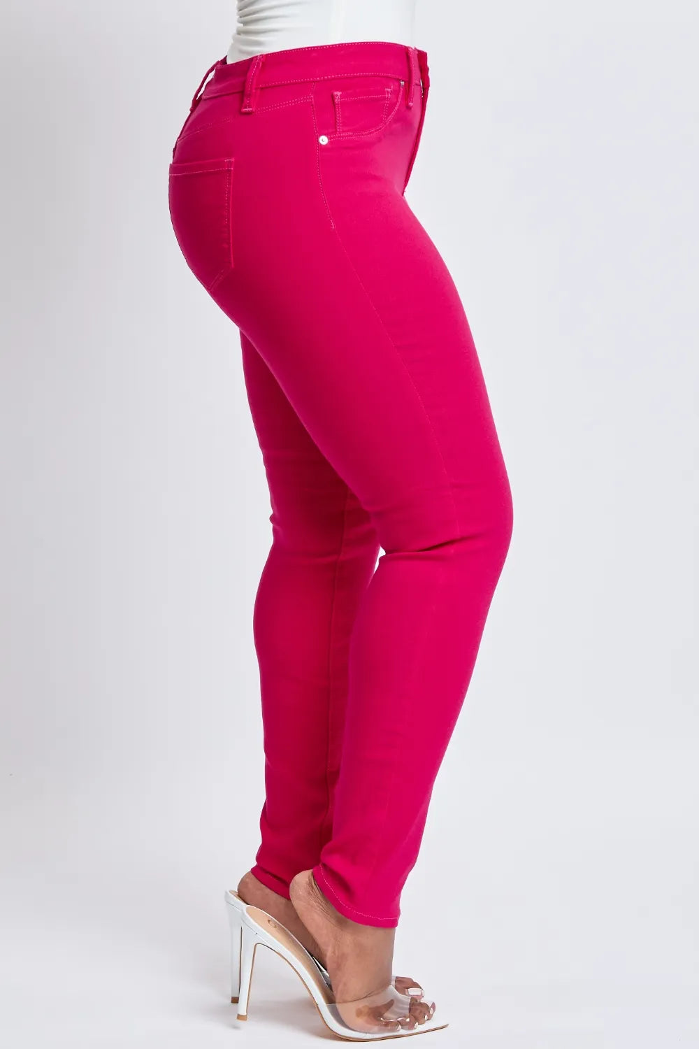 YMI Jeanswear Hyperstretch Mid-Rise Skinny Jeans Carauana Store
