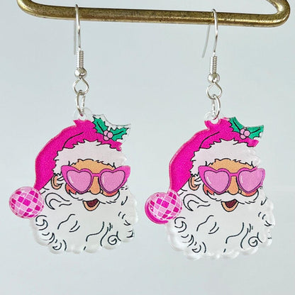 Geometric Shape Acrylic Dangle Earrings Carauana Store
