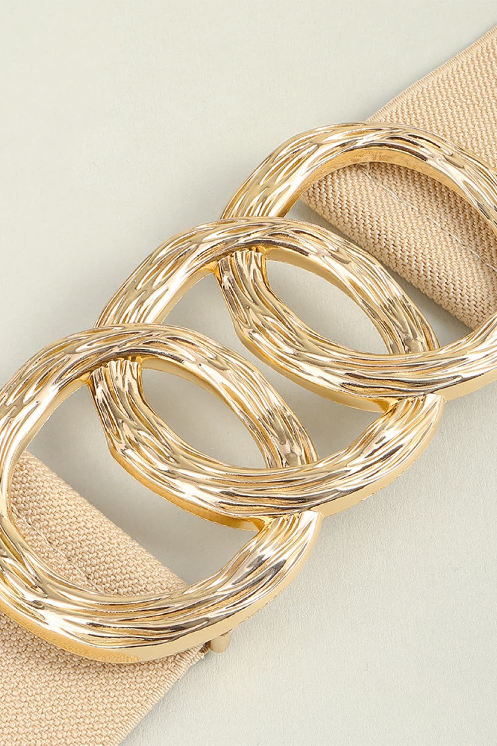 Zinc Alloy Buckle Elastic Wide Belt Carauana Store