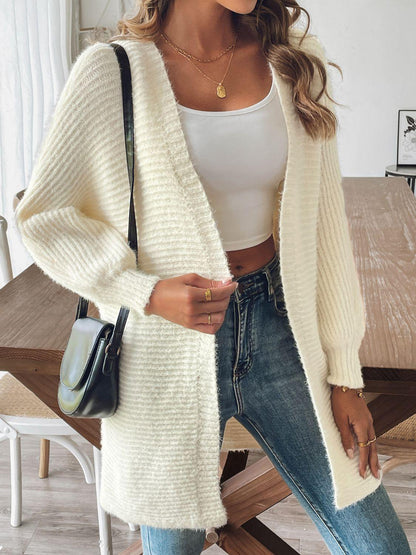 Open Front Long Sleeve Cardigan Carauana Store