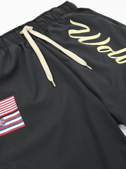 Men's Plus Size Drawstring US Flag Active Shorts Carauana Store