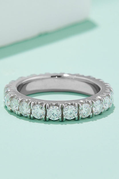 Adored 2.3 Carat Moissanite 925 Sterling Silver Eternity Ring Carauana Store