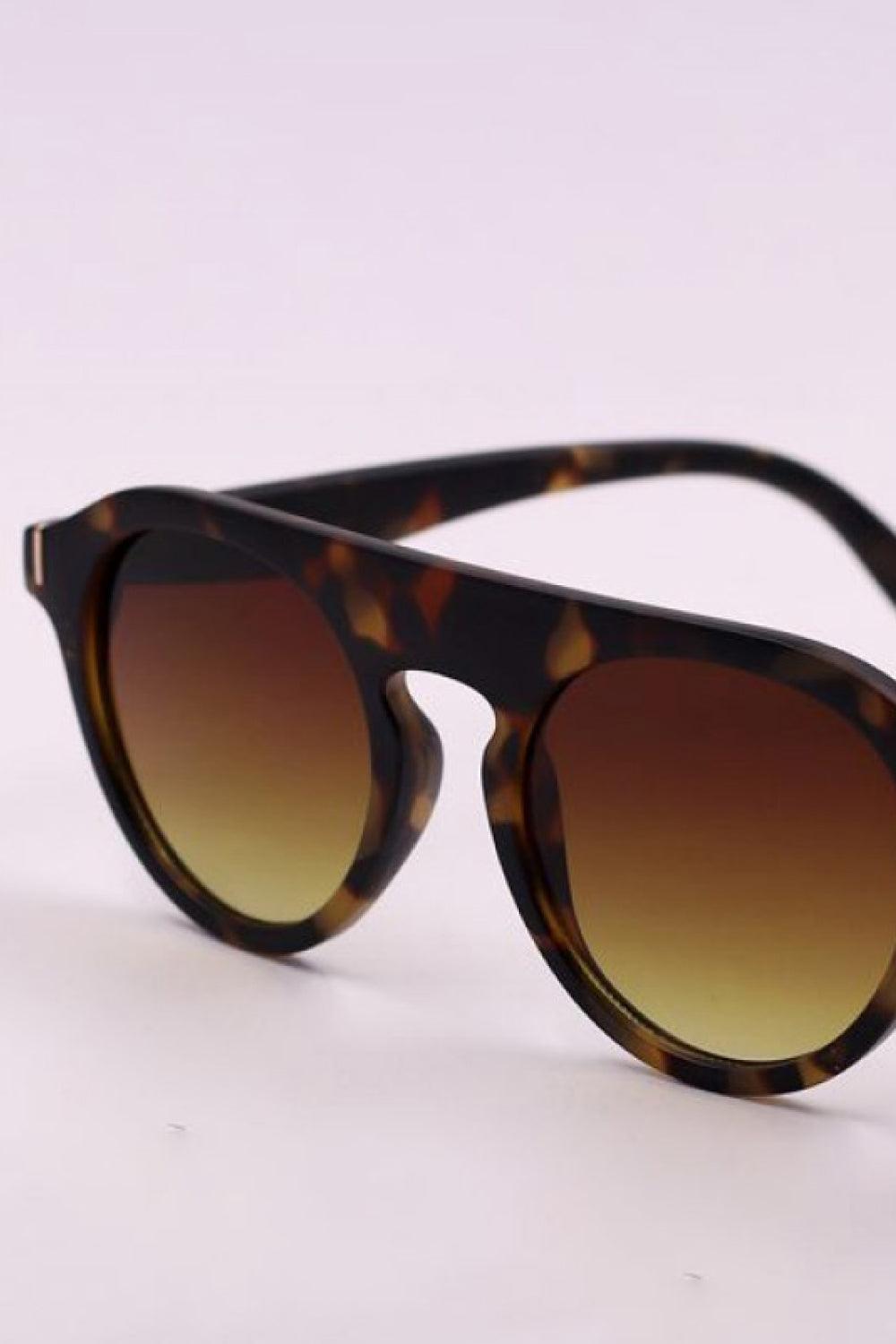 3-Piece Round Polycarbonate Full Rim Sunglasses Carauana Store