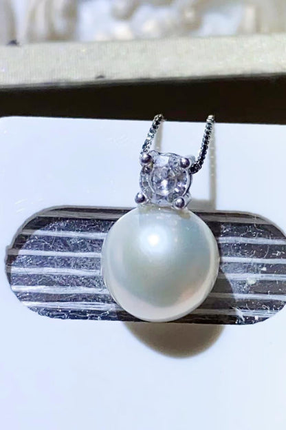 Freshwater Pearl 925 Sterling Silver Necklace Carauana Store