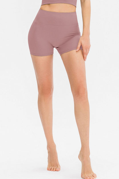 Slim Fit Wide Waistband Sports Shorts Carauana Store