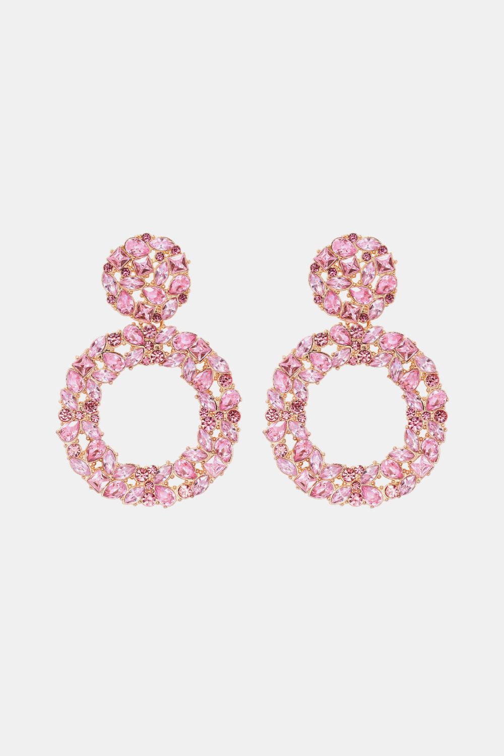 Round Shape Acrylic Dangle Earrings Carauana Store
