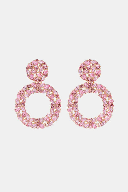 Round Shape Acrylic Dangle Earrings Carauana Store