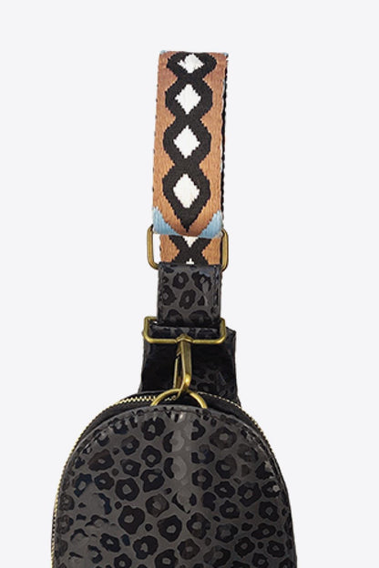Printed PU Leather Sling Bag Carauana Store