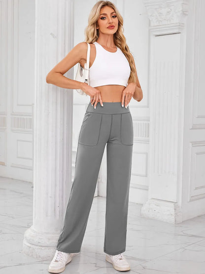 Lovelet High Waist Active Pants with Pockets Carauana Store