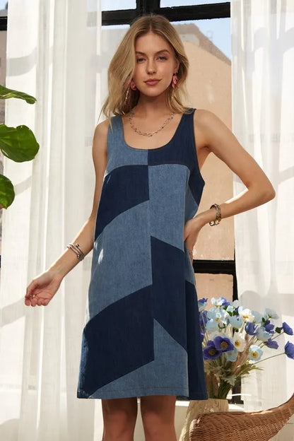 ADORA Pin Stripes Ruffled Mini Dress Carauana Store