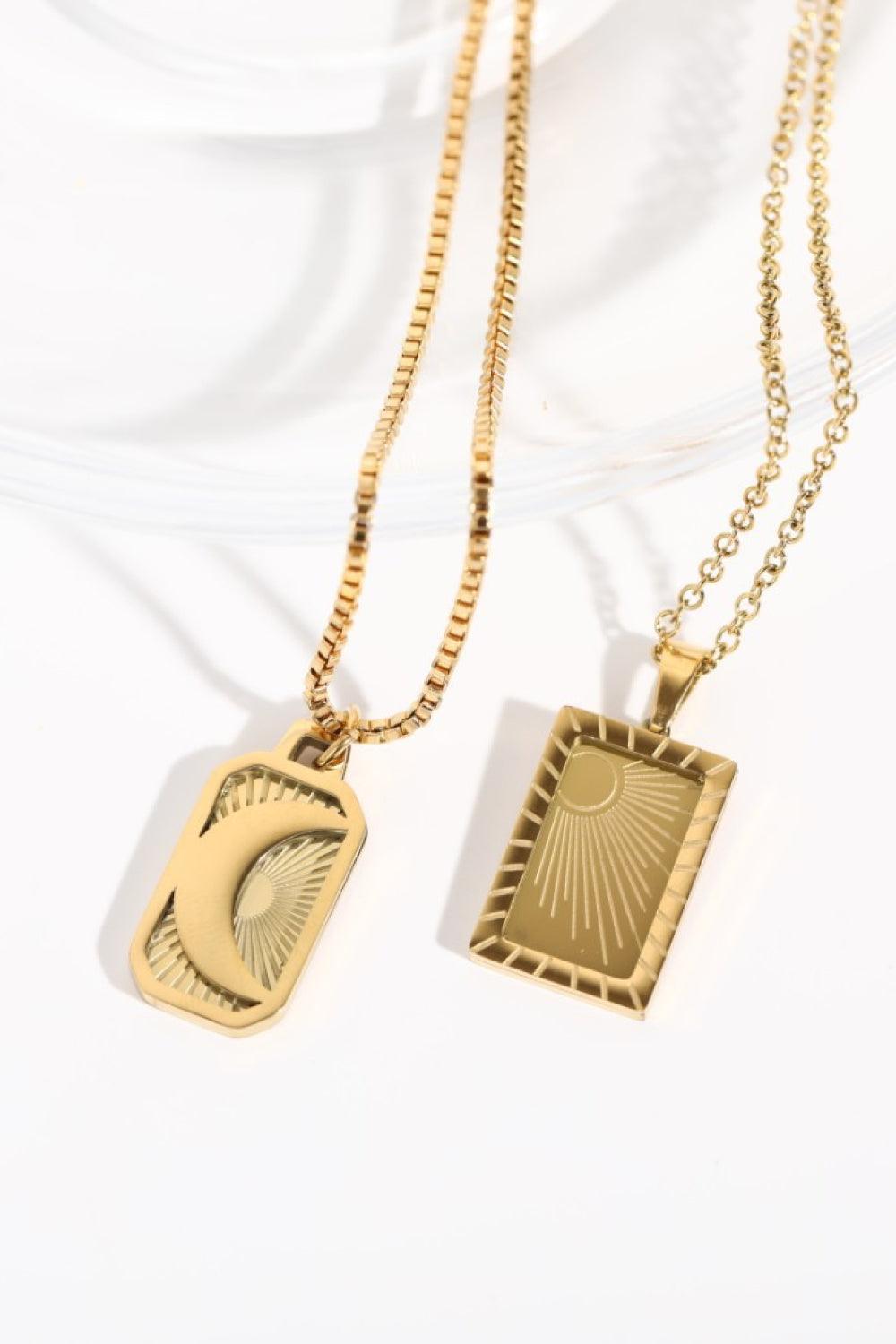 Stainless Steel 18K Gold-Plated Necklace Carauana Store