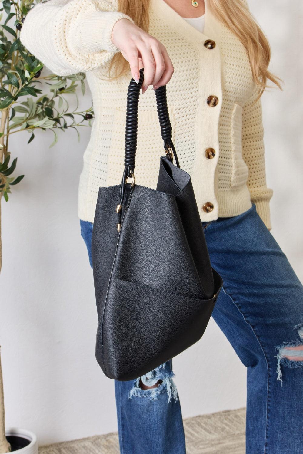 SHOMICO Vegan Leather Handbag with Pouch Carauana Store