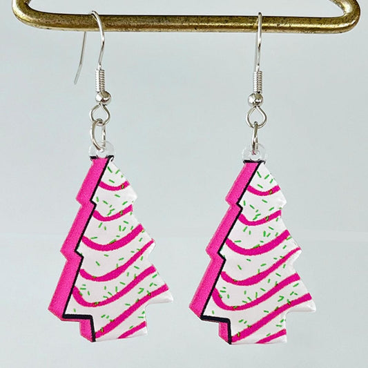 Geometric Shape Acrylic Dangle Earrings Carauana Store