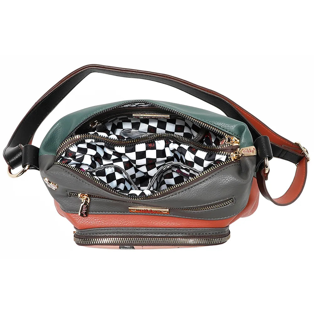 Nicole Lee USA Eco-Leather Adjustable Strap Crossbody Bag Carauana Store