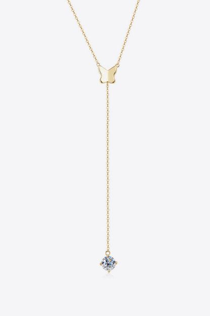 1 Carat Moissanite 925 Sterling Silver Necklace Carauana Store