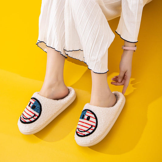 Melody Smiley Face Slippers Carauana Store