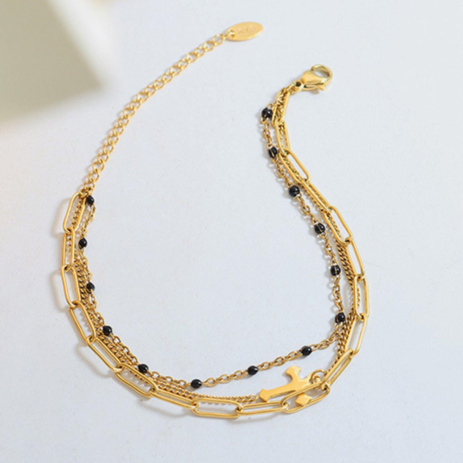 Titanium Steel Three-Layered Bracelet Carauana Store