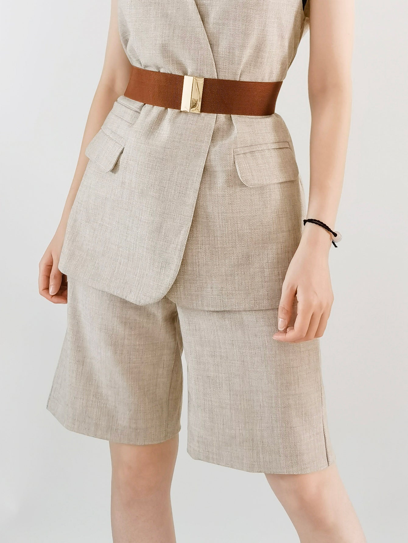 Alloy Buckle Elastic Belt Carauana Store