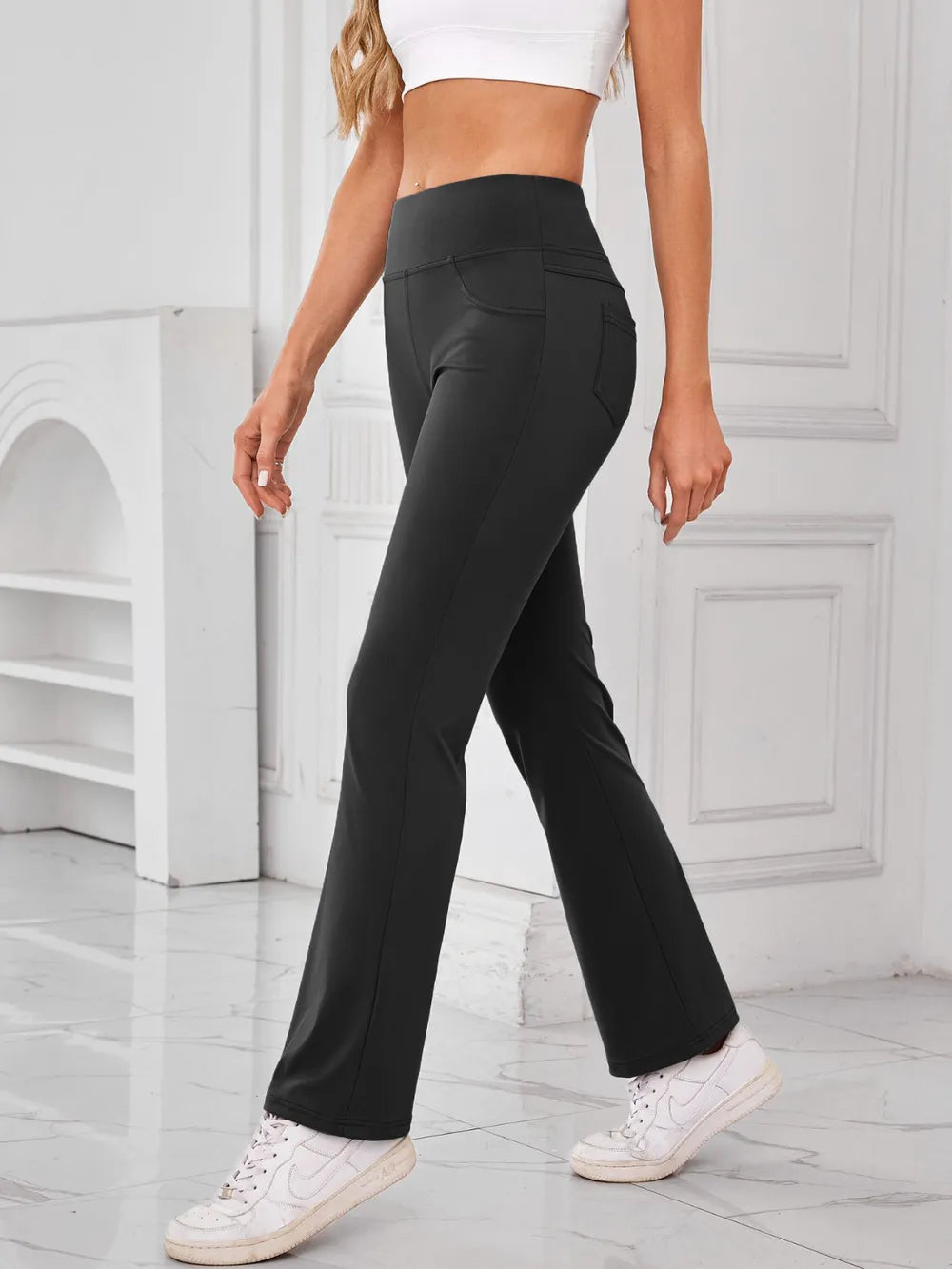 Lovelet High Waist Active Pants with Pockets Carauana Store