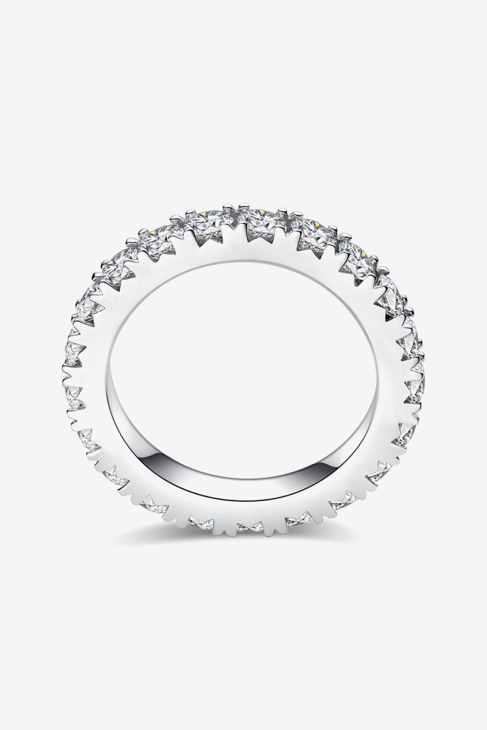 Adored 2.3 Carat Moissanite 925 Sterling Silver Eternity Ring Carauana Store