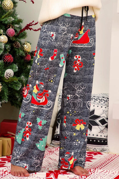 Christmas Straight Leg Pants Carauana Store