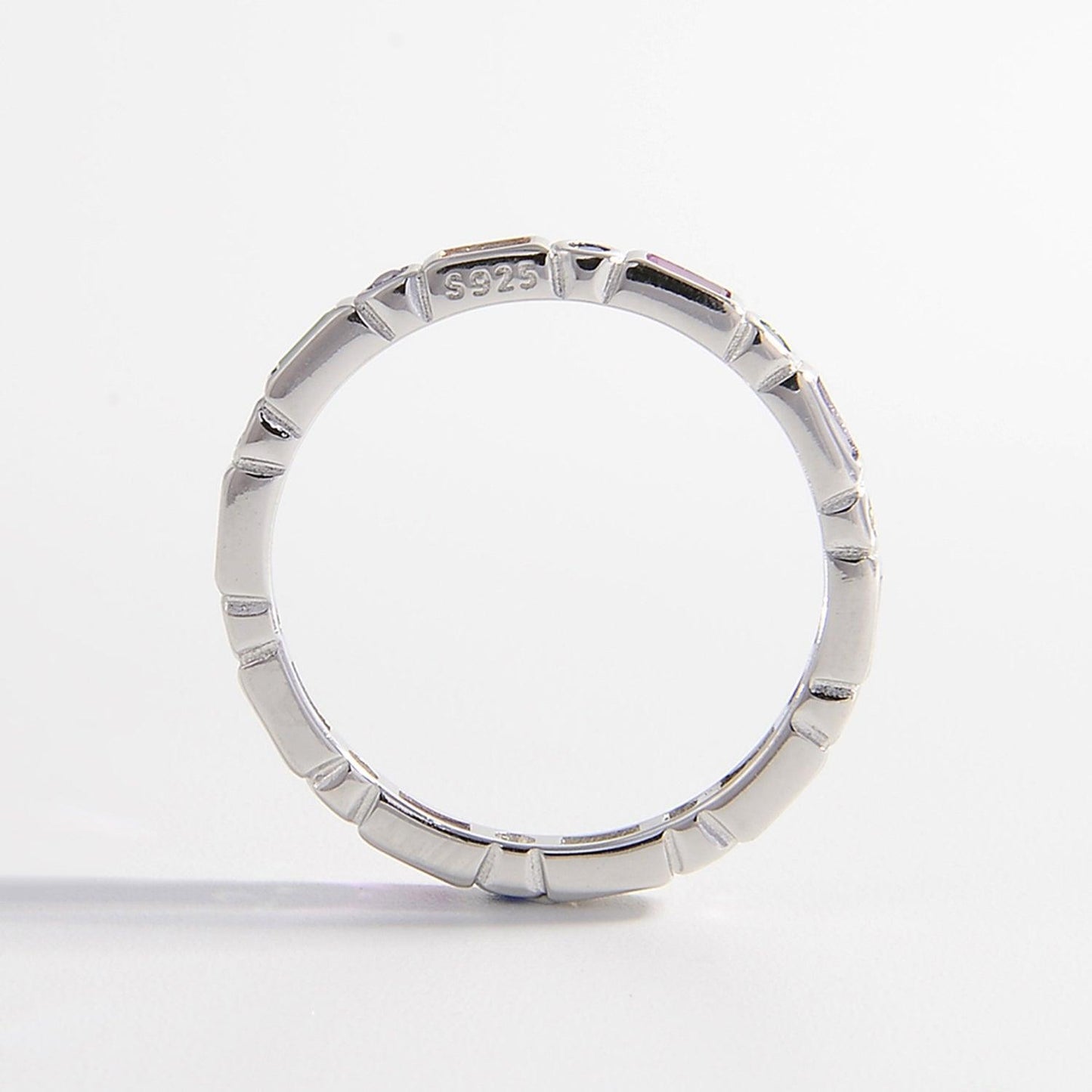 925 Sterling Silver Inlaid Zircon Ring Carauana Store