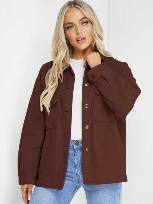 Button Down Denim Jacket Carauana Store