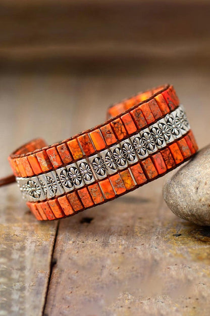 Handmade Triple Layer Natural Stone Bracelet Carauana Store