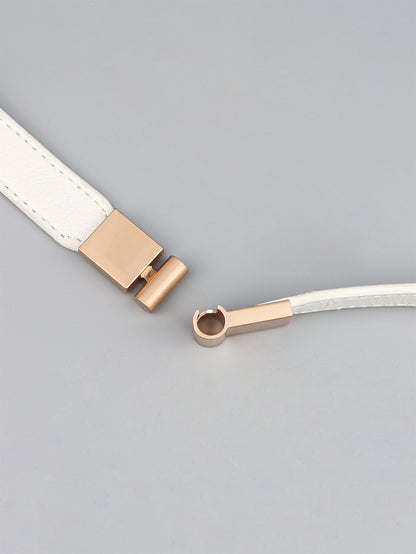 PU Elastic Skinny Belt Carauana Store
