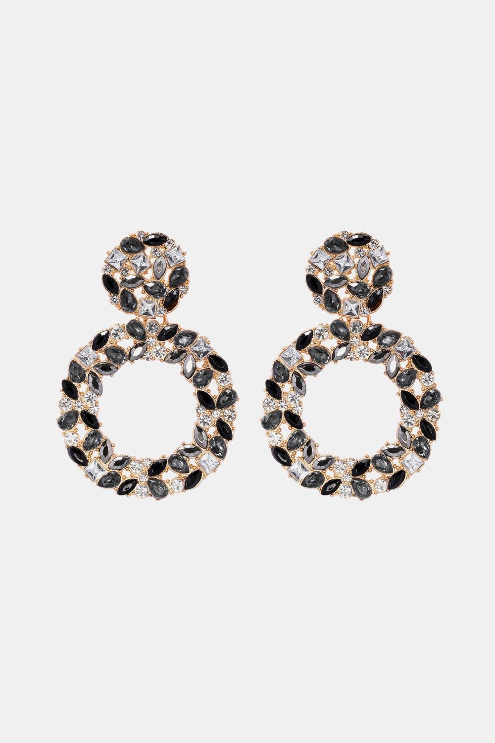 Round Shape Acrylic Dangle Earrings Carauana Store