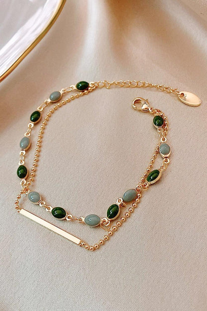 Alloy Double-Layered Bracelet Carauana Store