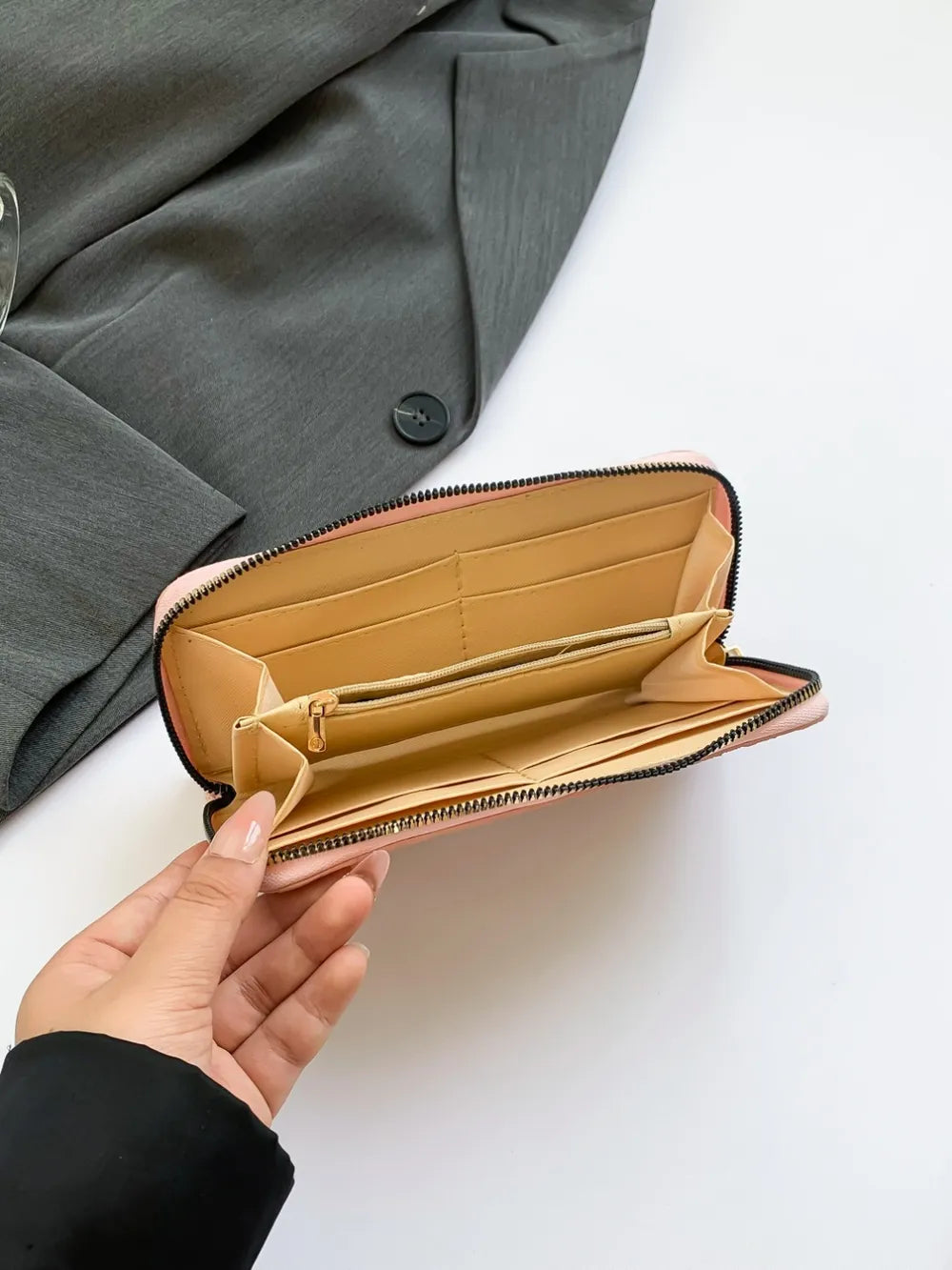 PU Leather Solid Color Wallet Carauana Store