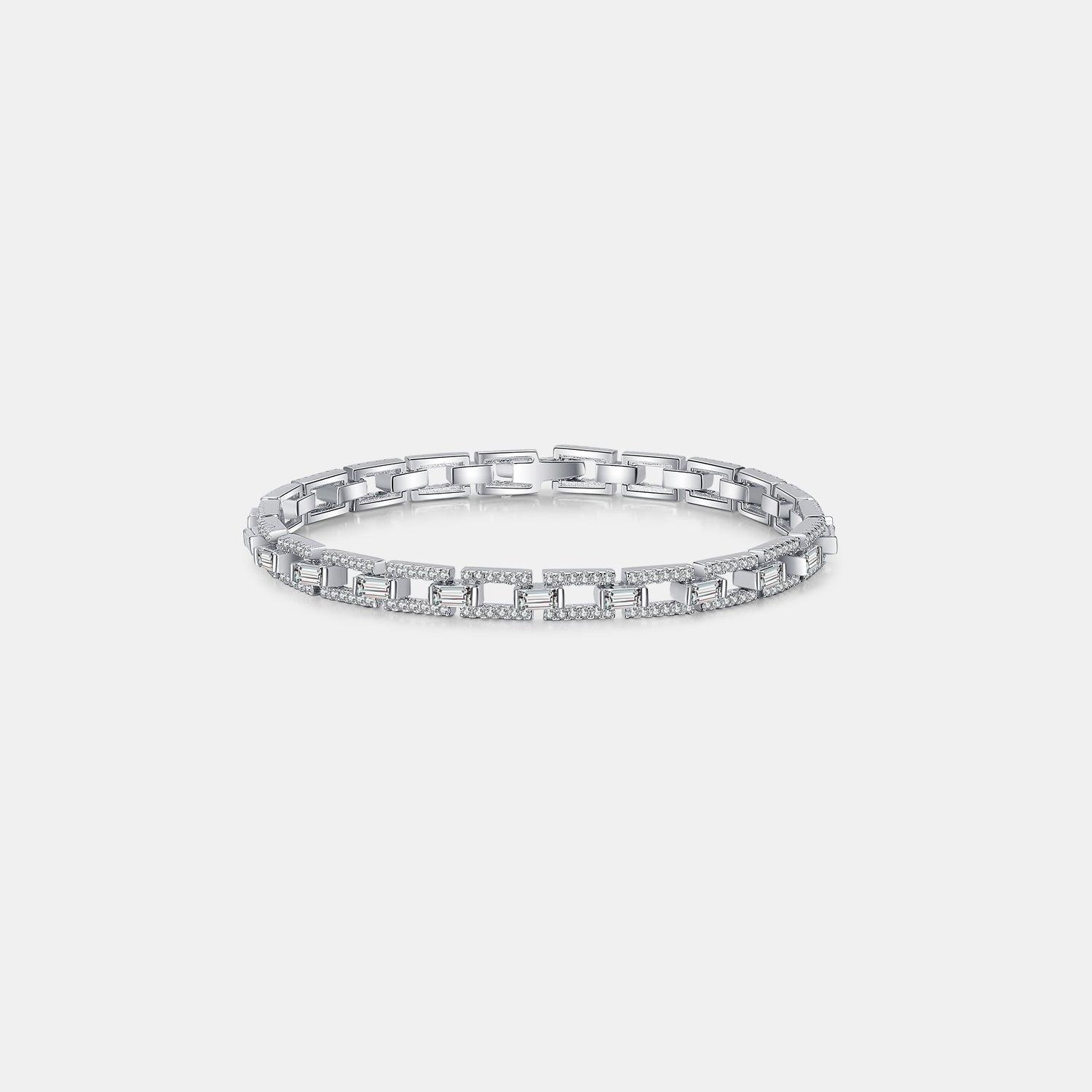 3.2 Carat Moissanite 925 Sterling Silver Bracelet Carauana Store