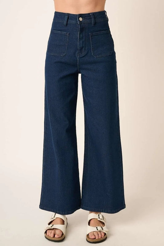 Mittoshop High Waist Wide Leg Jeans Carauana Store