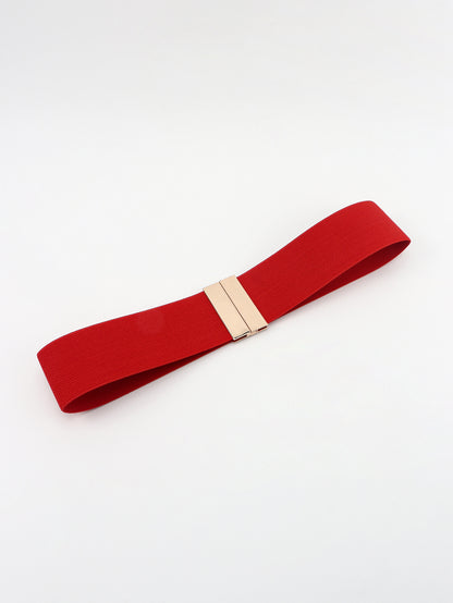 Alloy Buckle Elastic Belt Carauana Store