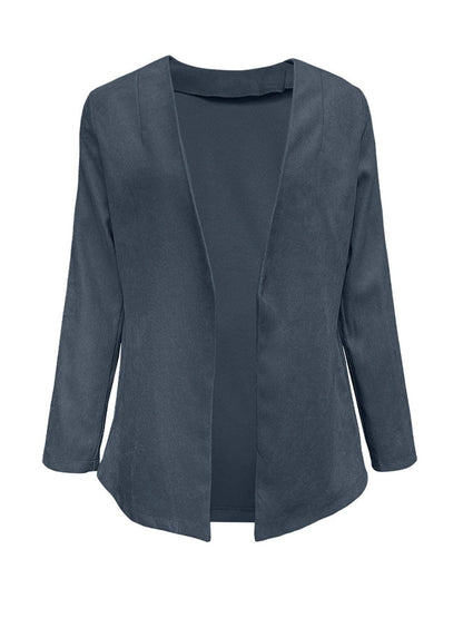 Open Front Long Sleeve Cardigan Carauana Store