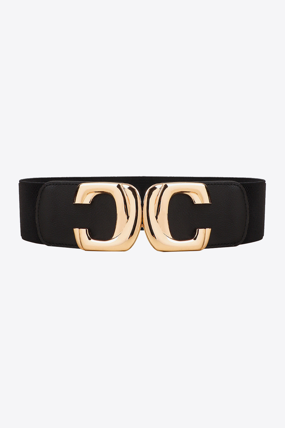 Zinc Alloy Buckle Elastic Wide Belt Carauana Store