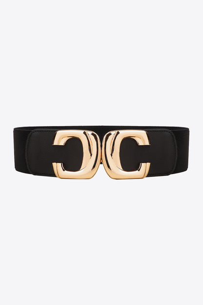 Zinc Alloy Buckle Elastic Wide Belt Carauana Store