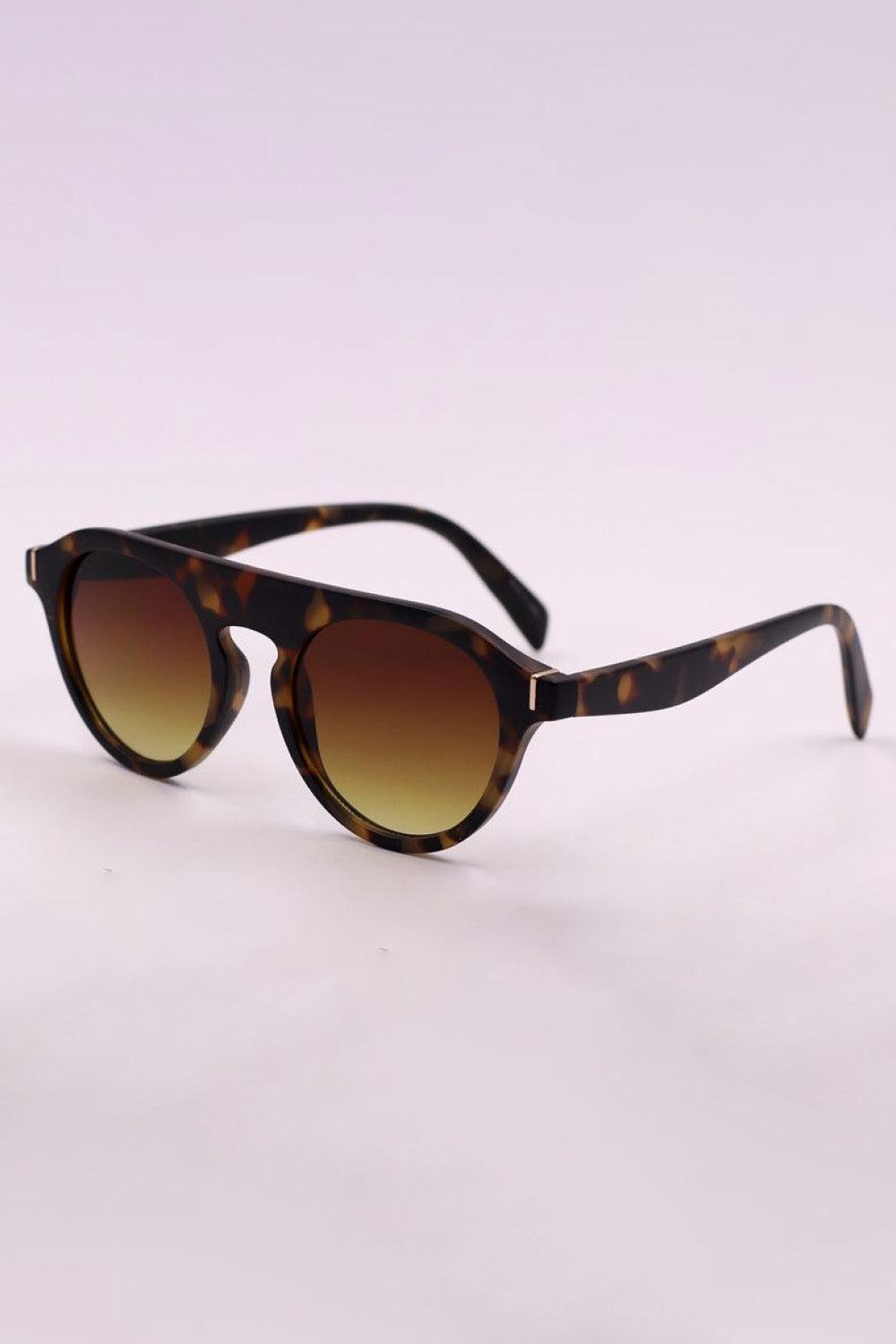 3-Piece Round Polycarbonate Full Rim Sunglasses Carauana Store