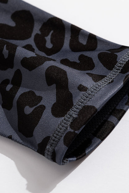 Leopard Cutout Sports Bra and Leggings Set Carauana Store