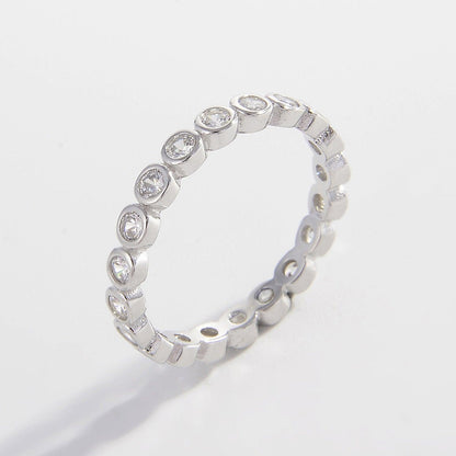 925 Sterling Silver Zircon Ring Carauana Store