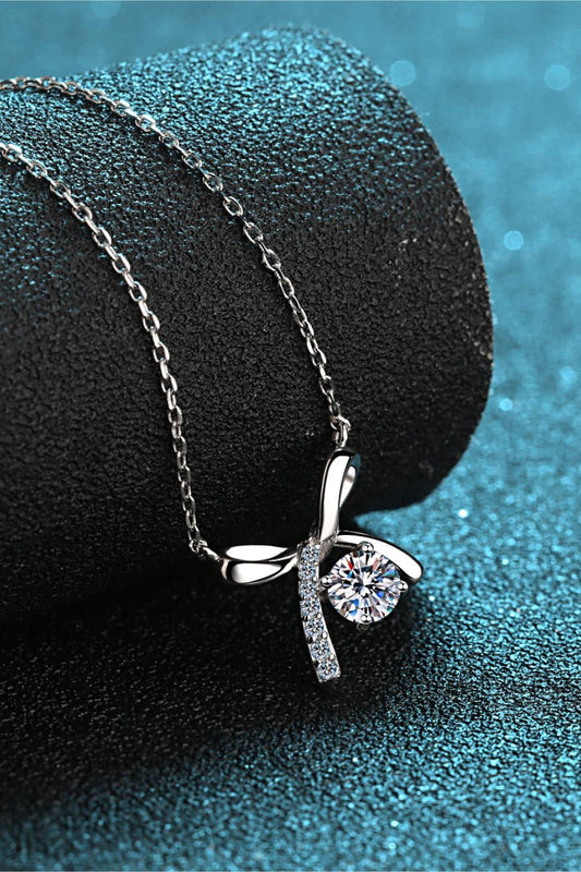 Moissanite 925 Sterling Silver Necklace Carauana Store