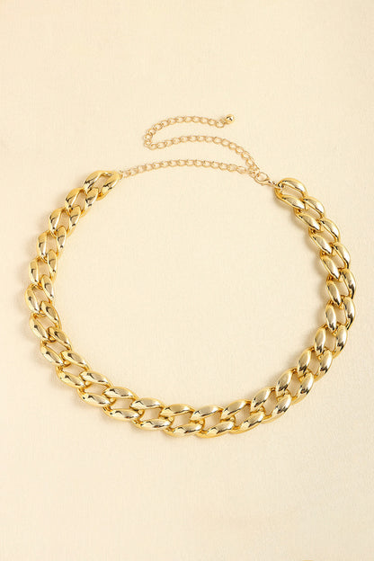 1" Width Acrylic Curb Chain Belt Carauana Store