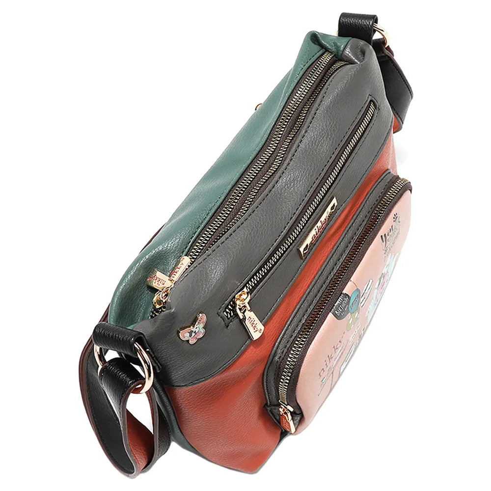 Nicole Lee USA Eco-Leather Adjustable Strap Crossbody Bag Carauana Store