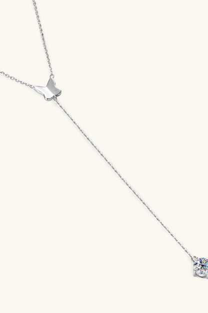 1 Carat Moissanite 925 Sterling Silver Necklace Carauana Store