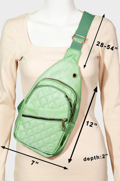 Fame Multi-Layer Zipper Crossbody Bag Carauana Store