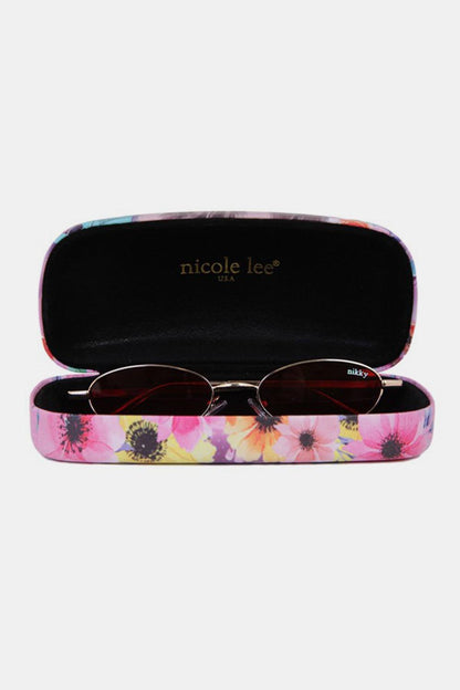 Nicole Lee USA Metal Frame Finley Oval Sunglasses Carauana Store