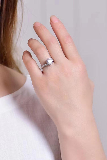 Keep Your Eyes On Me 3 Carat Moissanite Ring Carauana Store