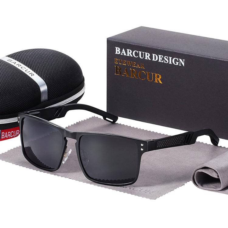 BARCUR Hot Black Goggle Male Sunglasses UV400 Carauana Store